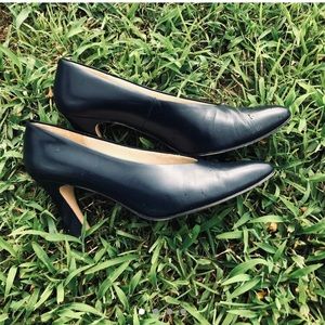 Vintage Caressa Navy Pumps/ Heels